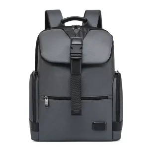 Men’s Waterproof Oxford Business Backpack with Large Capacity Laptop Bag and Air Cushion Straps for Business Travel