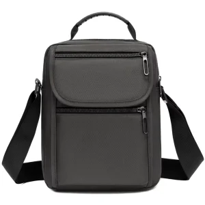 Men’s Waterproof Polyester Crossbody Shoulder Bag New Fashion Daily Use Messenger Bag