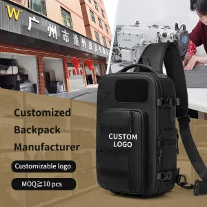 Men’s Waterproof Shoulder Bag with Dry Wet Separation USB Port Tablet Compartment Large Capacity Single-shoulder Bag