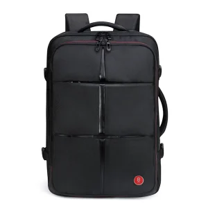Men’s Waterproof Travel Backpack Travel Laptop Backpack with Shoe Store Nylon Laptop Bag