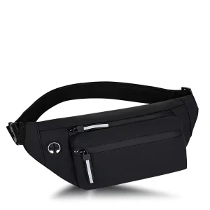 Men’s Waterproof Waist Crossbody Shoulder Bag Multi-Purpose Outdoor Sports Cycling Running Phone Chest Pack String