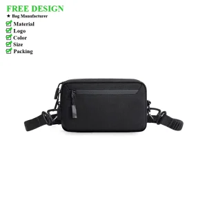 Men’s Waterproof Wear resistant Multifunctional Chest Bag Stylish and Simple Single shoulder Lightweight Crossbody Bag