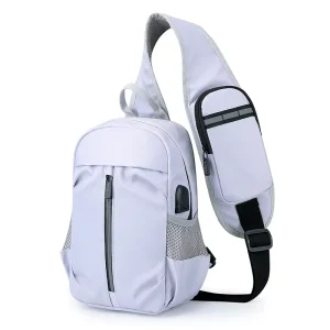 Men’s Women Phone Sling Chest Bag Unisex Crossbody Shoulder Messenger Bag