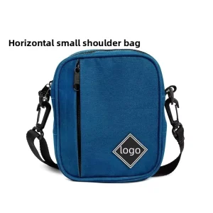 Men’s Women’s Canvas Shoulder Bag Large Capacity Crossbody Daily Casual Small Square Travel Multi functional Small