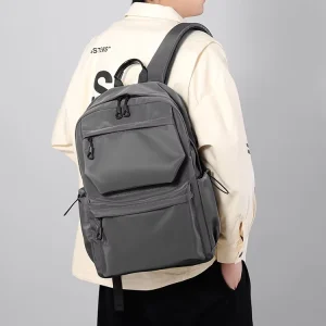 Men’s & Women’s Laptop Backpack Durable Waterproof Wear Resistant Polyester Large Capacity Travel Bag