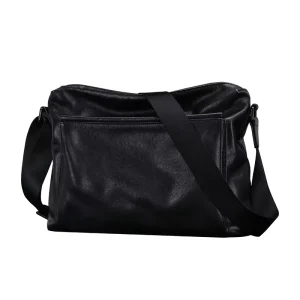Men’s & Women’s Sports Sling Messenger Cross Body Bag Genuine Leather Anti Theft Waterproof Custom Logo Fashion