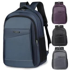 Men’s Women’s Waterproof Oxford 40L Laptop Backpack Double Shoulder High School Student Travel Leisure Business Bag