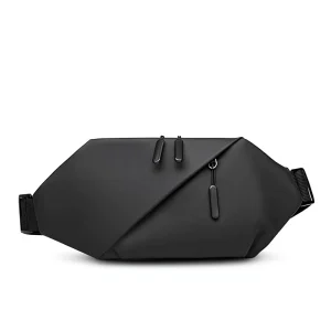Men’s Zipper Chest Messenger Shoulder Waist Bag Casual Small Satchel Breathable