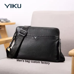 Messenger Bags With Logo Cross Body Mobile Side Packs Genuine Leather Shoulder