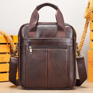 Messenger Crossbody Shoulder Bags Business Office Laptop Briefcase Handbag Satchel Bag Men Leather Messenger Bag