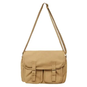 Messenger Satchel Canvas Bag for Men Lightweight Vintage Canvas Shoulder Bag