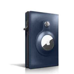 Metal Card Bag 100% Genuine Leather Foreign Trade Men’s RFID Metal Aluminum Alloy Card Holder