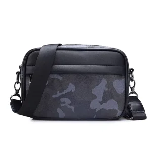 Microfiber Men’s Sling Bag Leisure Business Men’s Crossbody Shoulder Bag