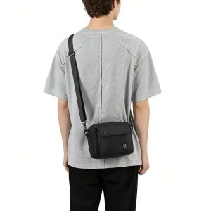 Mini Sling Crossbody Bag Fashion Lightweight Nylon Durable Crossbody Bag for Smartphone Wallet Travel Casual Daily