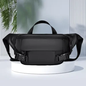 Minimalist Solid Custom Sport Chest Bag Luxury Tactical Lightweight Crossbody Bag for Men Fashion Messenger Bag Business Travel