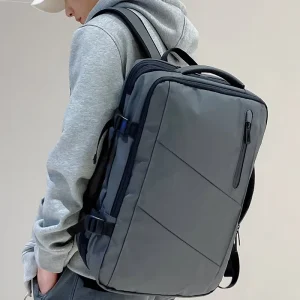 Minimalist Travel Backpack for Outdoor Business Trip Laptop Backpack with USB Charging Port Waterproof Men’s Laptop Backpack