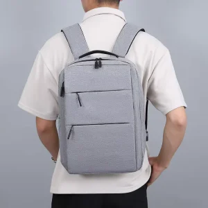 Minimalistic Waterproof Laptop Backpack 15.6 Inch Travel Bag For Men Factory Direct OBM OEM Support