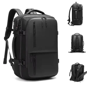 Mochilas Laptop Men’s Bag Waterproof Business Travel Notebook Backpack Anti Theft Computer Backpack Black