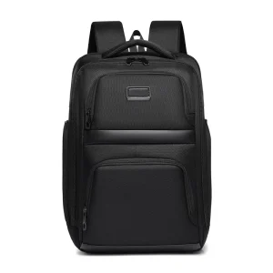 Multi-Functional Business Elite 16-Inch Laptop Backpack Spine Protection Oxford Fabric Polyester Men’s Bag Zipper