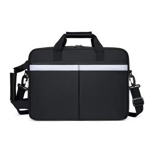 Multi-Functional Portable PU Travel Briefcase with Sling Carrying System Slim Laptop Bag Conference Bag Laptop Sleeve Briefcase