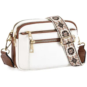 Multi Functional Pu Small Zippered Men’s Business Commuting Messenger Bag European American Colors Square