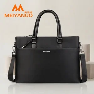 Multi Pocket Adjustable Shoulder Strap Handheld Crossbody Bag For Daily Commute Men’s Briefcase
