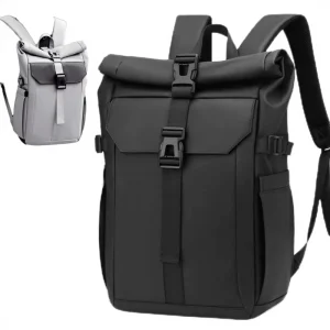 Multi-functional Breathable Oxford Backpack Curved Shoulder Strap Polyester Simple Men’s Business Large Capacity Computer