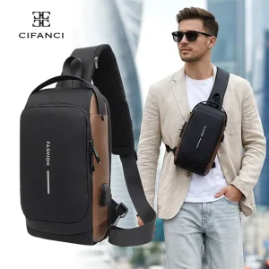 Multi-functional Nano Waterproof Chest Bag Anti-theft Outdoor Leisure Diagonal Men’s Women’s Simple Shoulder Bag