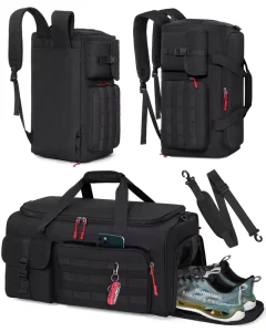 Multifunctional Gym Bag 45L Sports Travel Bag With Shoe Laptop Compartment For Workout Weekender Duffle Bag Overnight For Travel