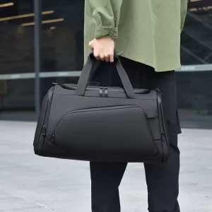 Multifunctional High Quality Female Gym Bag Custom Mens Weekender Sport Travel Duffel Bag with Shoe Compartment