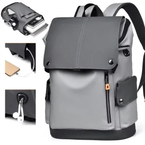 Multifunctional Waterproof Oxford Business Travel Bag Zipper Fashionable Commute Bag Daily Carrying Men’s Laptop Backpack