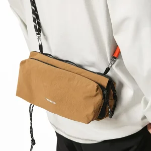 Neutral Lightweight Oxford Cloth Crossbody Bag Sports Travel Fashion Bicycle Backpack Phone Water Pouch Men’s Crossbody Bag