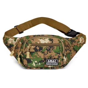 New 4-Zipper Crossbody Bag Construction Work & Cashier Money Pouch Multifunctional Men’s Waist Bag