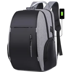 New Anti theft Bag Business with Code Lock Simple Men’s Women’s Large Capacity Notebook Outdoor Backpack