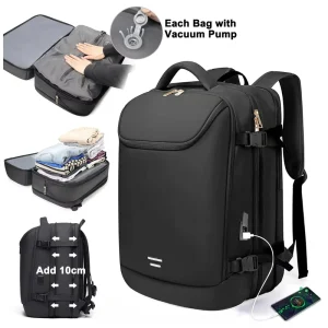 New Arrival Luxury Business Waterproof Backpack Laptop Travel Backpack for Men Outdoors Vacuum Compression Backpack