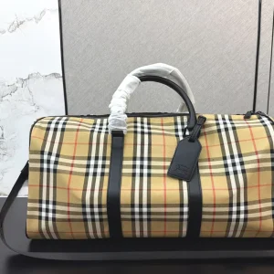 New Arrival Men’s Brand Bags Top Quality Duffel Bag Brown Gird Warhorse Designer Handbags for Women