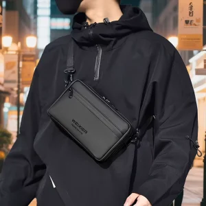 New Arrival Men’s Shoulder Bag Waterproof Crossbody Chest Bag for Men Outdoor Casual Messenger Bag Male