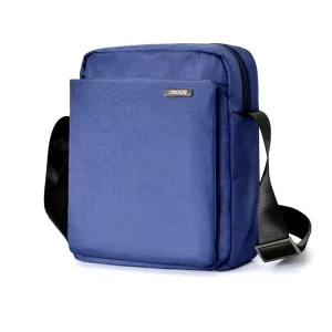 New Arrival Trend Vertical Men’s Messenger Bag Simple Casual Waterproof Small Crossbody Shoulder Bag with Pockets