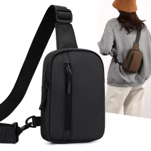 New Arrivals Small Men’s Crossbody Messenger Bag Designer Side Bag for Men Trendy Stylish Mini Chest Bag