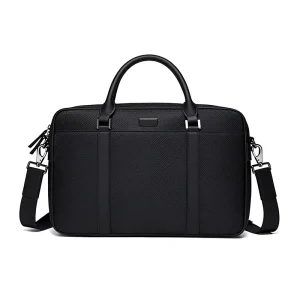 New Business Office Men’s Waterproof Nylon Zipper Closure Soft Briefcase Large Capacity Shoulder Crossbody Multifunctional