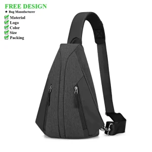 New Casual Fashion Lightweight Single Shoulder Bag for Men Simple Crossbody Bag Premium Men’s Chest Bag