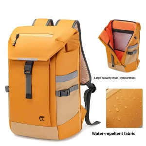 New Casual Men’s Backpack Large Capacity Lightweight Travel Bag Multifunctional Computer Backpack Student