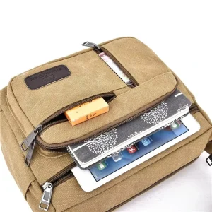 New Cross border Large capacity Crossbody Shoulder Bag Men Sports Travel Casual Multi layer Canvas Breathable Waterproof Super