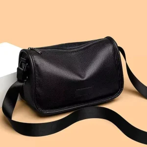New Custom Men Business Crossbody Bags PU Waterproof Casual Messenger Bag