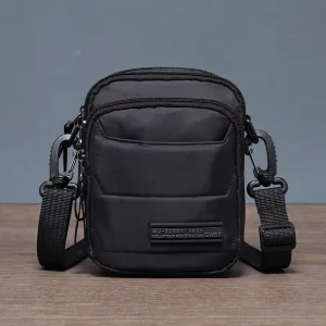 New Custom Men’s Messenger Bag Casual Fashion Nylon Small Square Crossbody Sling Shoulder Bag for Mens