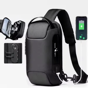 New Design Bange Chest Anti Theft Customize Sling Bag Crossbody Men Korean Style Compact Sling Bag