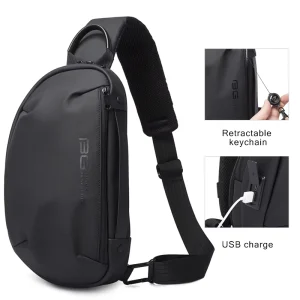 New Design Chest Anti Theft Customize Sling Bag Crossbody Men Korean Style Compact Sling Bag