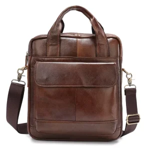 New Design Leather Briefcase Leather Men Business Bag Men’s Handbags Tote Bag Genuine Leather