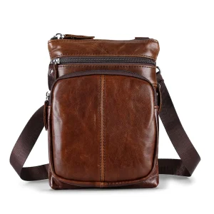 New Design Men’s and Women’s Shoulder Bag, Genuine Leather Bag, Business Casual Men’s Messenger Bags