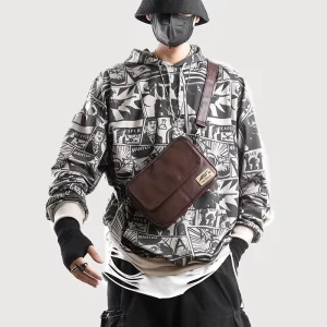 New Design Men’s and Women’s Shoulder Leather Bag Casual Men’s Messenger Bags